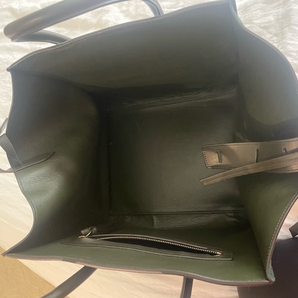 Large Celine Green Suede Phantom Bag - Like New condition - Picture 7 of 9